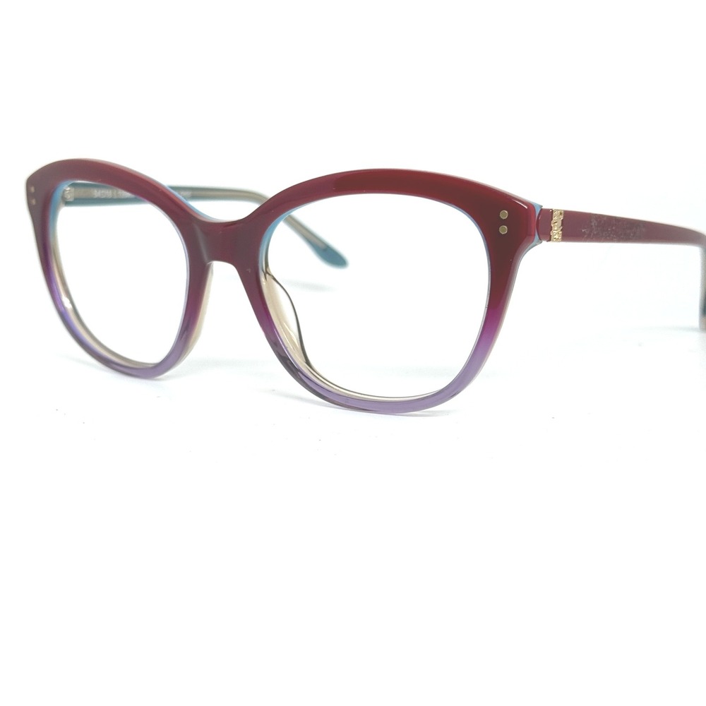 BCBGMAXAZRIA Women's‎ Eyeglasses Wishful Red Fade Cat Eye Frames 53mm 21219